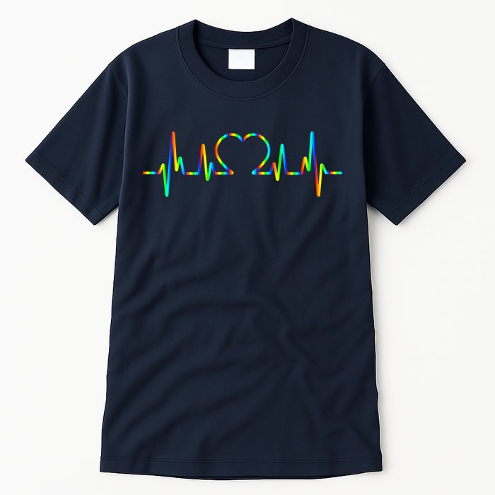 LGBT Love Heart Pulse  Tall T-Shirt