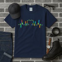 LGBT Love Heart Pulse  Tall T-Shirt