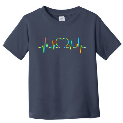 LGBT Love Heart Pulse  Toddler T-Shirt