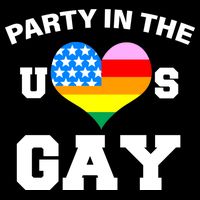 LGBT Party In The US Gay Women's V-Neck T-Shirt