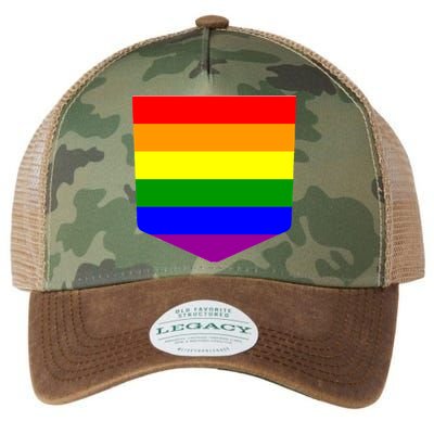 LGBT Pocket Rainbow Legacy Tie Dye Trucker Hat