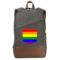 LGBT Pocket Rainbow Cotton Canvas Backpack