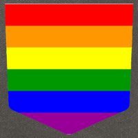 LGBT Pocket Rainbow Cotton Canvas Backpack