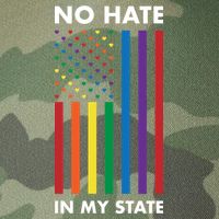 LGBT Pride Flag No Hate In My State Legacy Tie Dye Trucker Hat