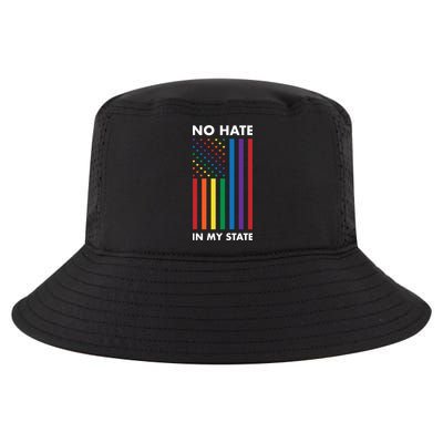 LGBT Pride Flag No Hate In My State Cool Comfort Performance Bucket Hat