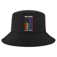 LGBT Pride Flag No Hate In My State Cool Comfort Performance Bucket Hat