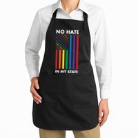 LGBT Pride Flag No Hate In My State Apron