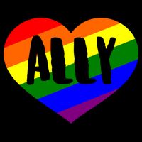 LGBT Pride Love Ally Heart Bucket Hat