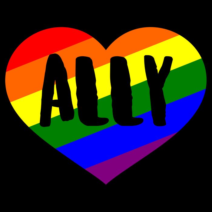 LGBT Pride Love Ally Heart Bucket Hat