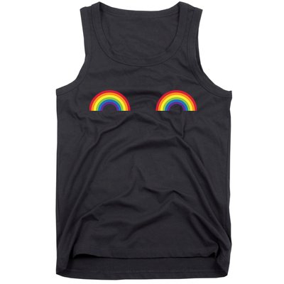 LGBT Rainbow Boobs Gay Pride Tank Top