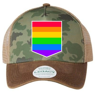 LGBT Rainbow Shirt Pocket Legacy Tie Dye Trucker Hat