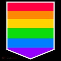 LGBT Rainbow Shirt Pocket Apron
