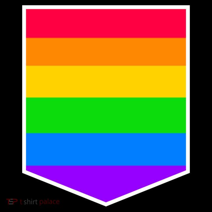 LGBT Rainbow Shirt Pocket Apron