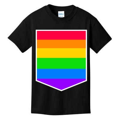 LGBT Rainbow Shirt Pocket Kids T-Shirt