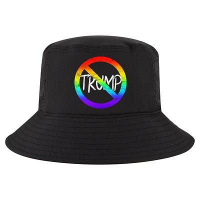 LGBT Stop Trump Rainbow Gay Pride Cool Comfort Performance Bucket Hat