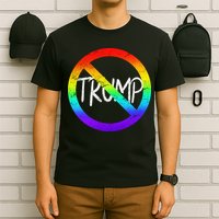 LGBT Stop Trump Rainbow Gay Pride T-Shirt