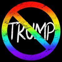 LGBT Stop Trump Rainbow Gay Pride T-Shirt
