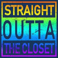 LGBT Straight Outta The Closet Pride Apron