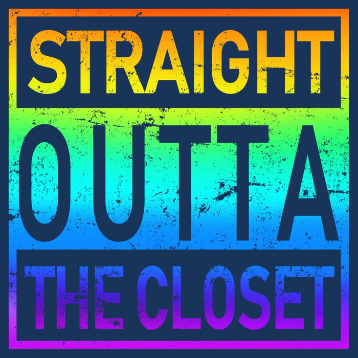 LGBT Straight Outta The Closet Pride Apron
