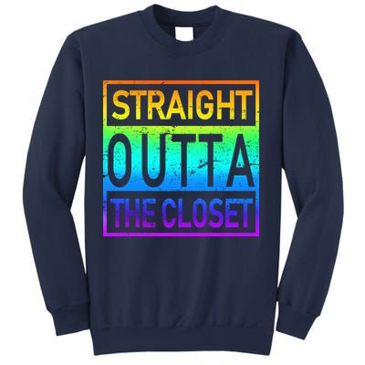 LGBT Straight Outta The Closet Pride Sweatshirt