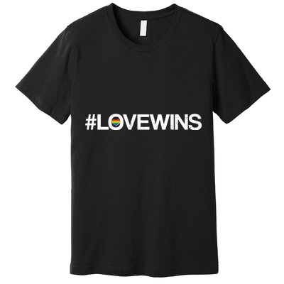 LGBT Supporters Love Wins Premium T-Shirt