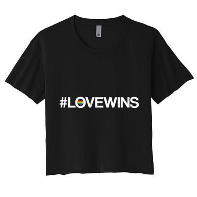 LGBT Supporters Love Wins Crop Top