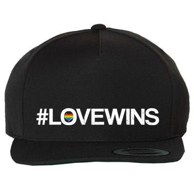 LGBT Supporters Love Wins Wool Snapback Cap