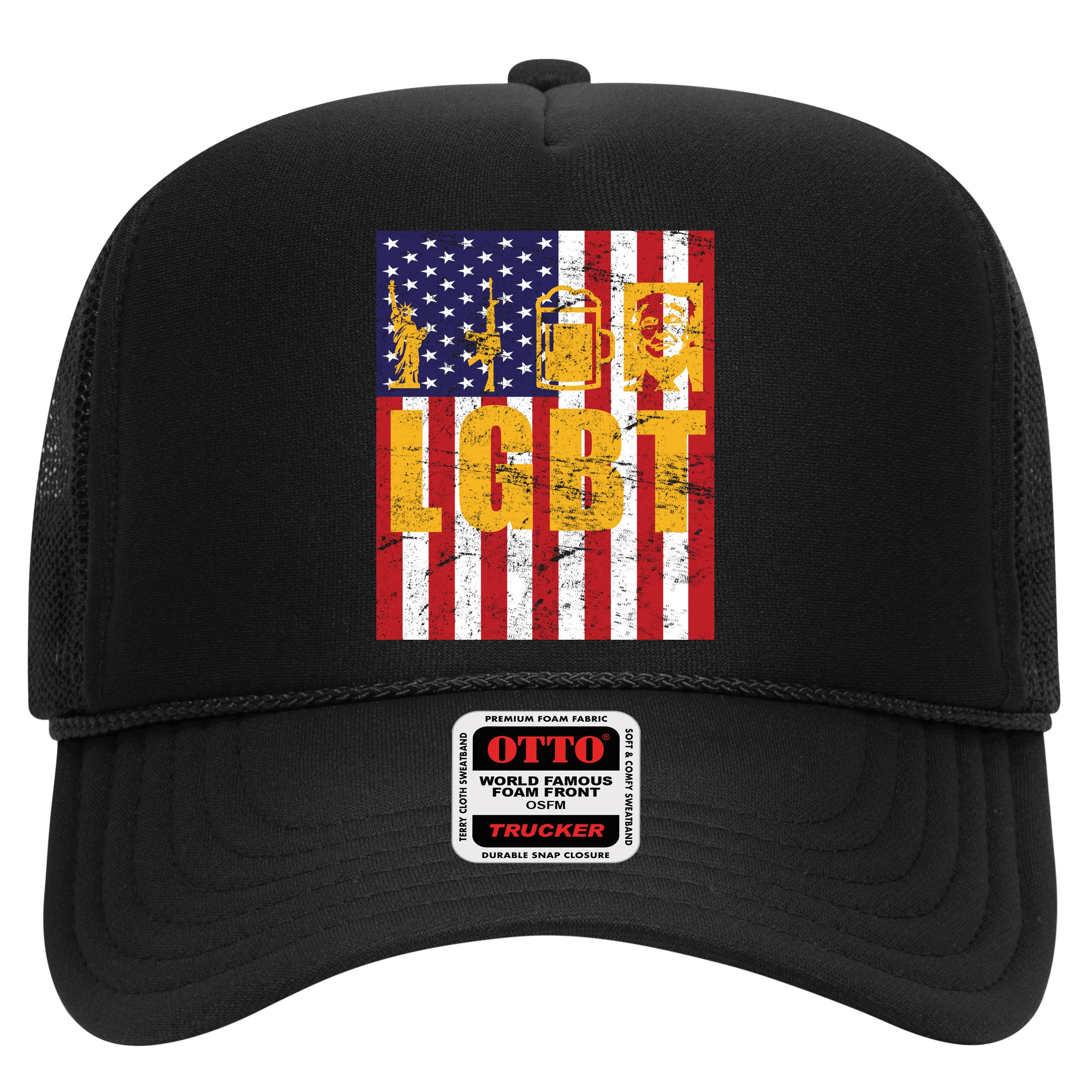 LGBT USA American trump Flag Hat