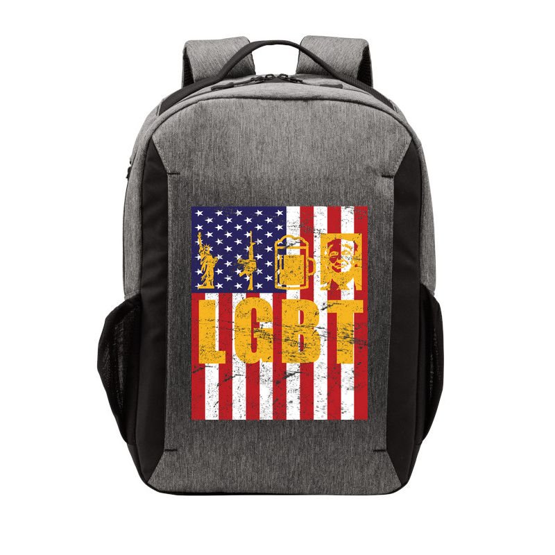 LGBT USA American trump Flag Vector Backpack