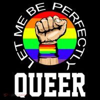 LGBTQ Let Me Be Perfectly Queer Gay Pride Flatbill Hat