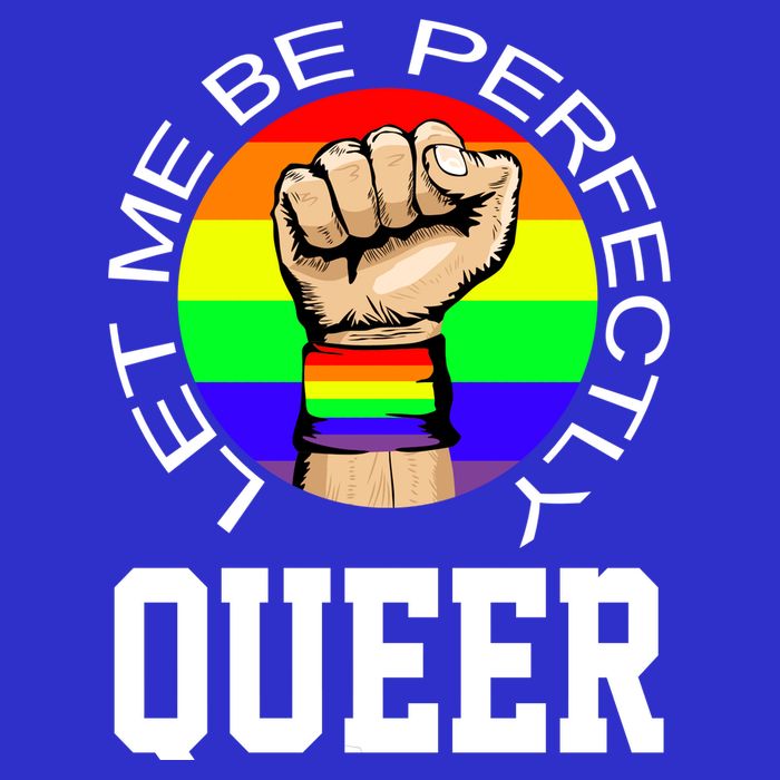 LGBTQ Let Me Be Perfectly Queer Gay Pride 16 in Basic Backpack