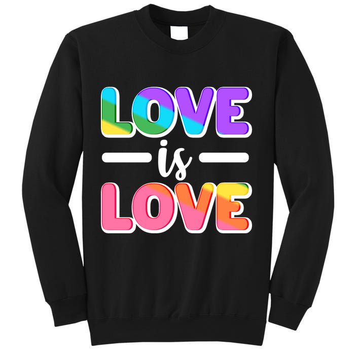 LGBTQ Love Is Love Sweatshirt