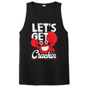 LetS Get Crackin Crab Eater Seafood Lover Crab Boil PosiCharge Competitor Tank