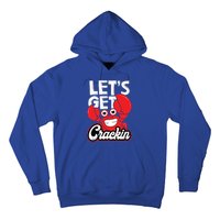 LetS Get Crackin Crab Eater Seafood Lover Crab Boil Hoodie