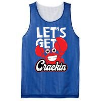 LetS Get Crackin Crab Eater Seafood Lover Crab Boil Mesh Reversible Basketball Jersey Tank