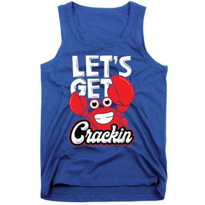 LetS Get Crackin Crab Eater Seafood Lover Crab Boil Tank Top