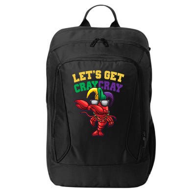 Lets Get Cray Cray Dabbing Crawfish Mardi Gras City Backpack