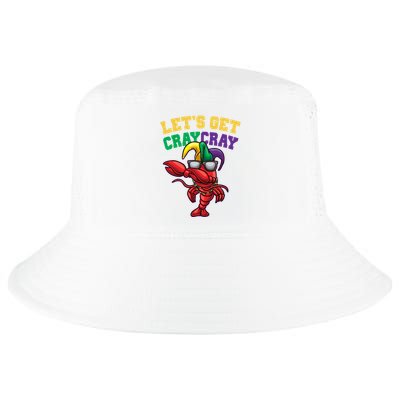 Lets Get Cray Cray Dabbing Crawfish Mardi Gras Cool Comfort Performance Bucket Hat