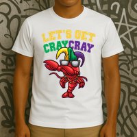 Lets Get Cray Cray Dabbing Crawfish Mardi Gras T-Shirt
