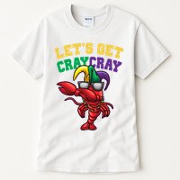 Lets Get Cray Cray Dabbing Crawfish Mardi Gras Tall T-Shirt