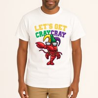 Lets Get Cray Cray Dabbing Crawfish Mardi Gras Tall T-Shirt
