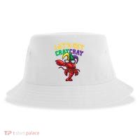 Lets Get Cray Cray Dabbing Crawfish Mardi Gras Sustainable Bucket Hat
