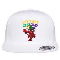 Lets Get Cray Cray Dabbing Crawfish Mardi Gras Flat Bill Trucker Hat
