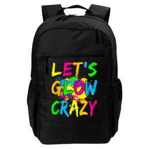 Let's Glow Crazy Glow Party 80s Retro Costume Party Lover Daily Commute Backpack