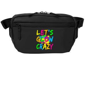 Let's Glow Crazy Glow Party 80s Retro Costume Party Lover Crossbody Pack