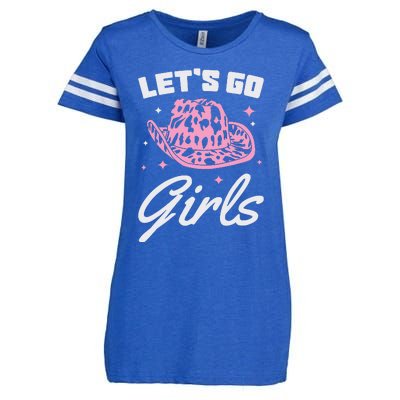 LetS Go Cowgirl Southern Western Cute Cowboy Hat Gift Enza Ladies Jersey Football T-Shirt