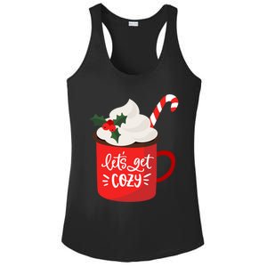 LetS Get Cozy For Christmas Great Gift Ladies PosiCharge Competitor Racerback Tank