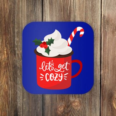 LetS Get Cozy For Christmas Great Gift Coaster