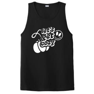 LetS Get Cozy Funny Graphic Tees And Meaningful Gift PosiCharge Competitor Tank