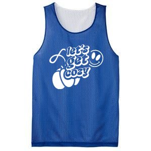 LetS Get Cozy Funny Graphic Tees And Meaningful Gift Mesh Reversible Basketball Jersey Tank